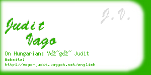 judit vago business card